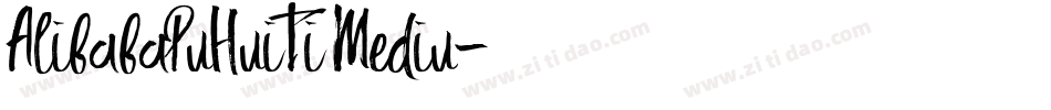 AlibabaPuHuiTi Mediu字体转换